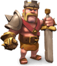 Clash of Clans Barbar Kral
