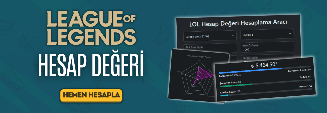 LOL Hesap Değeri Hesaplama Aracı